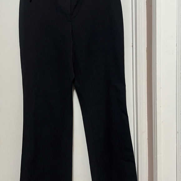 Armani Exchange A|X Women Black Zip Pocket Boot Cut Pants Stretch Size 10 - Picture 2 of 6